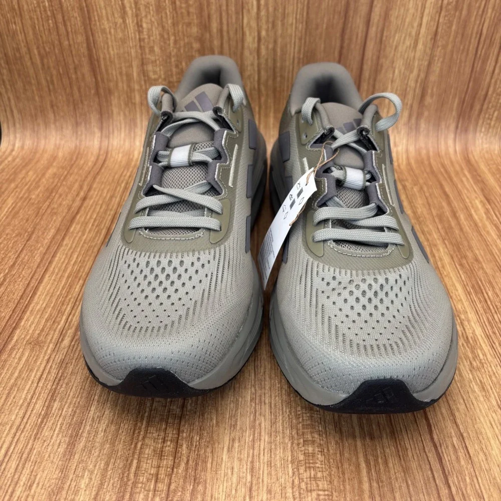 Adidas Questar 3 M Mens Size 12 Silver Pebble Charcoal Olive Running Shoes NEW